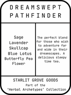‘Dreamswept Pathfinder’ Tea Blend - Herbal Archetypes