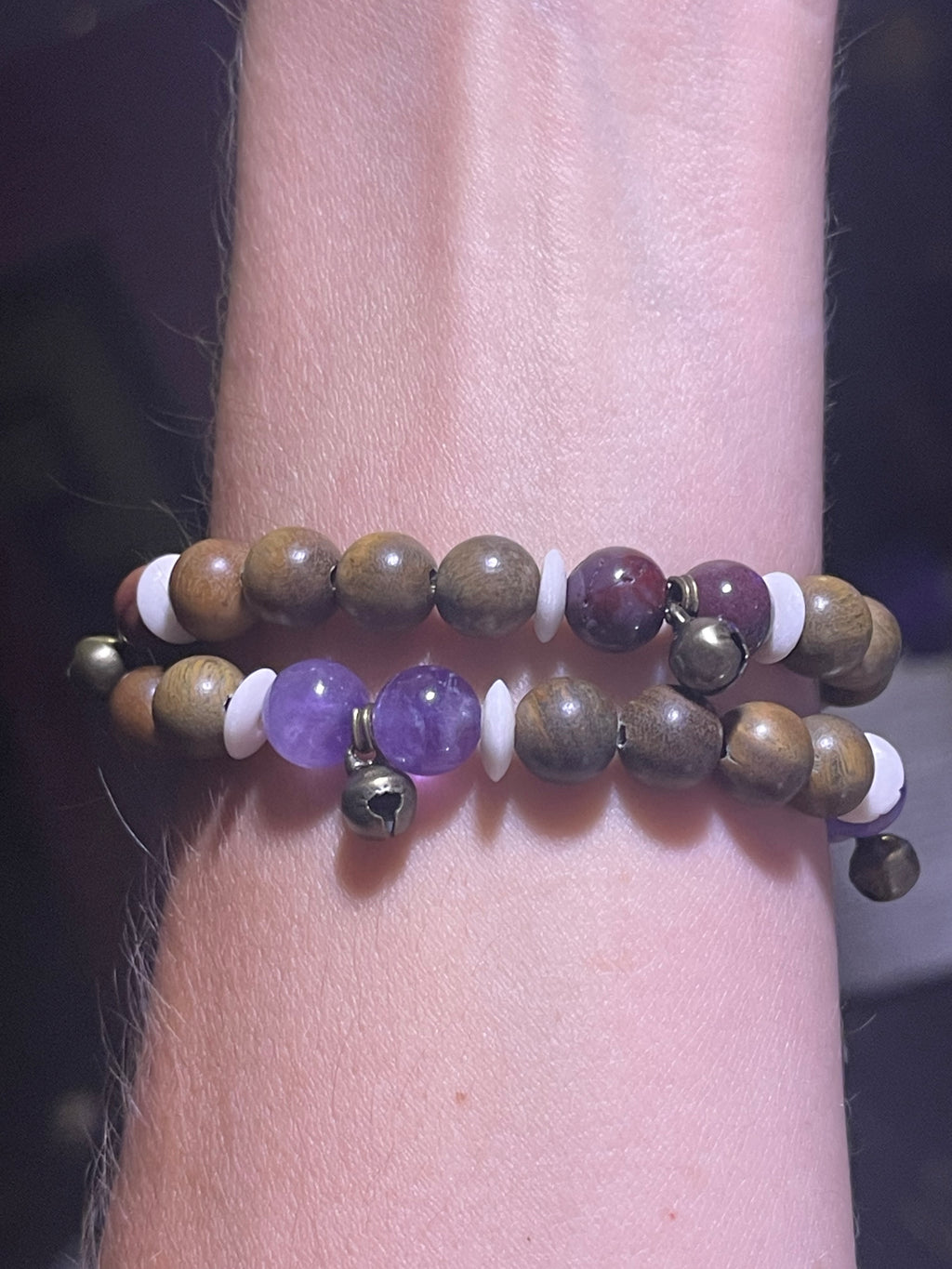 Nymphs of Nysa - Persephone Inspired Bronze Bell Bracelet