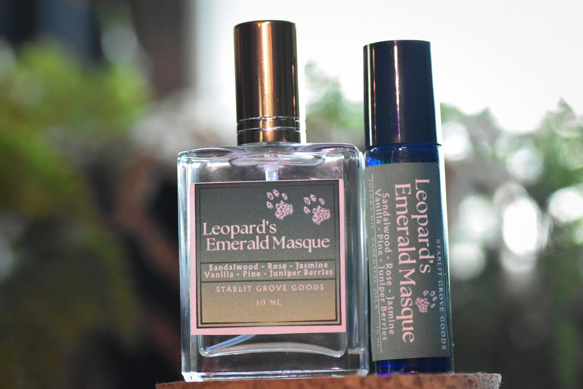 Leopard's Emerald Masque - Perfume Roll on - Starlit Archive Collection