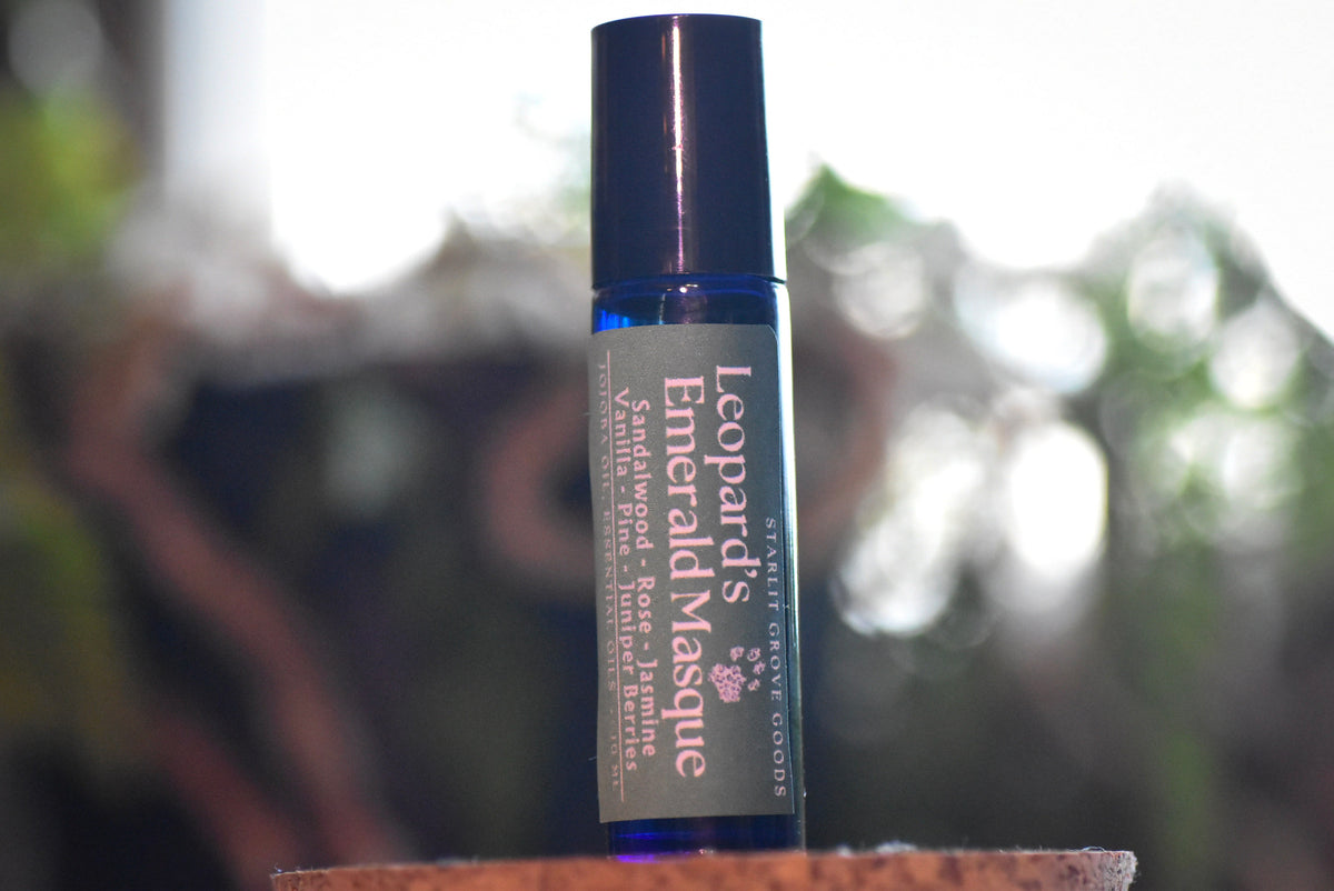 Leopard's Emerald Masque - Perfume Roll on - Starlit Archive Collection