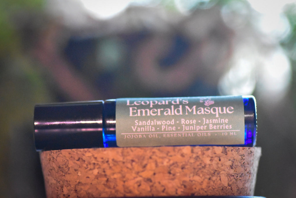Leopard's Emerald Masque - Perfume Roll on - Starlit Archive Collection
