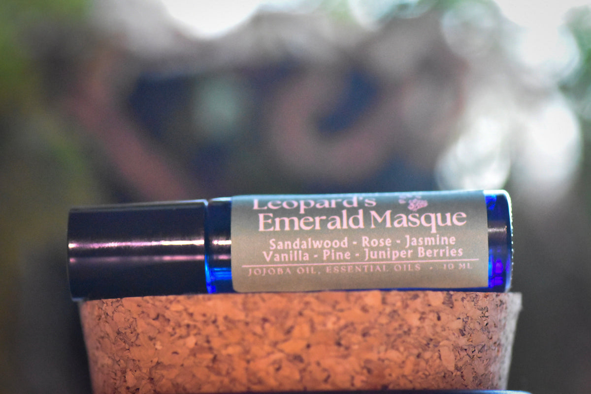 Leopard's Emerald Masque - Perfume Roll on - Starlit Archive Collection