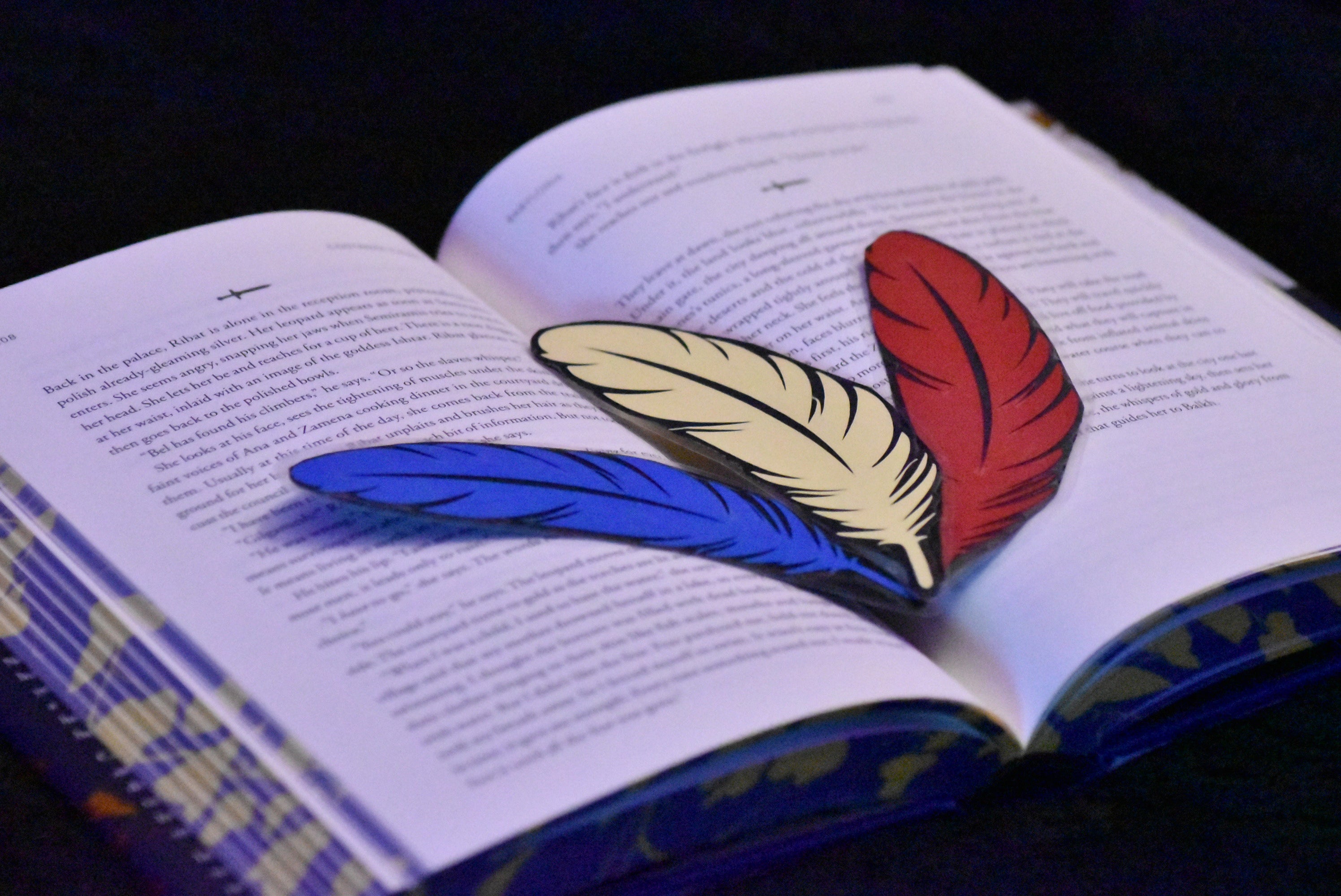 Feather Bookmark - Small size, 6 inches