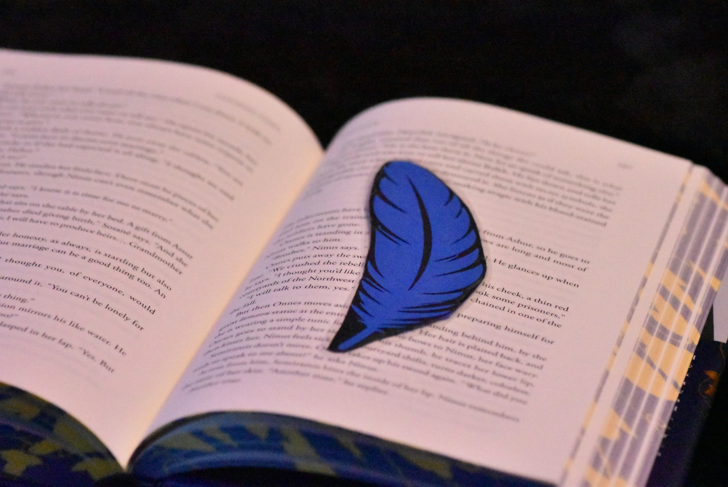 Feather Bookmark - Small size, 6 inches