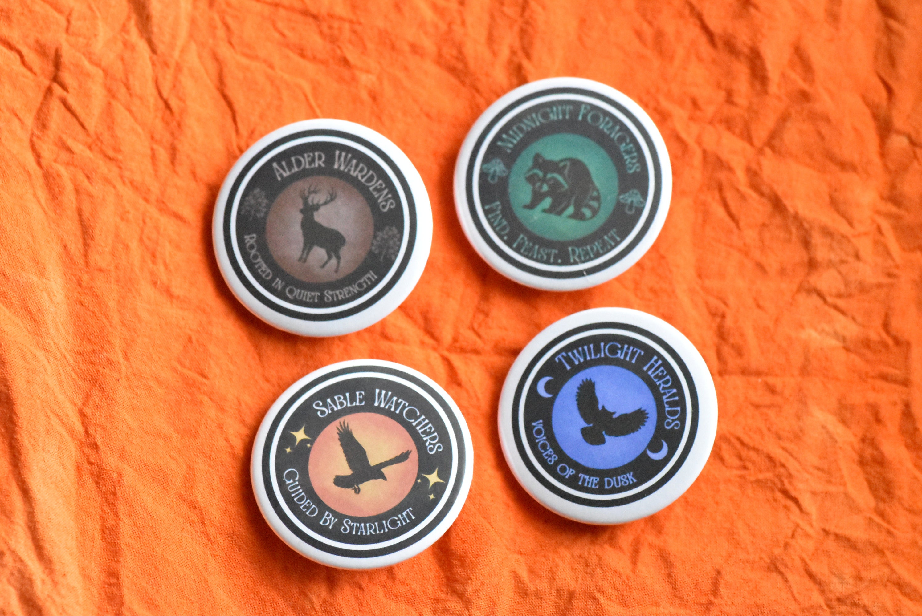 'Animal Team' Buttons - LARGE size - 58mm / 2.28 inch