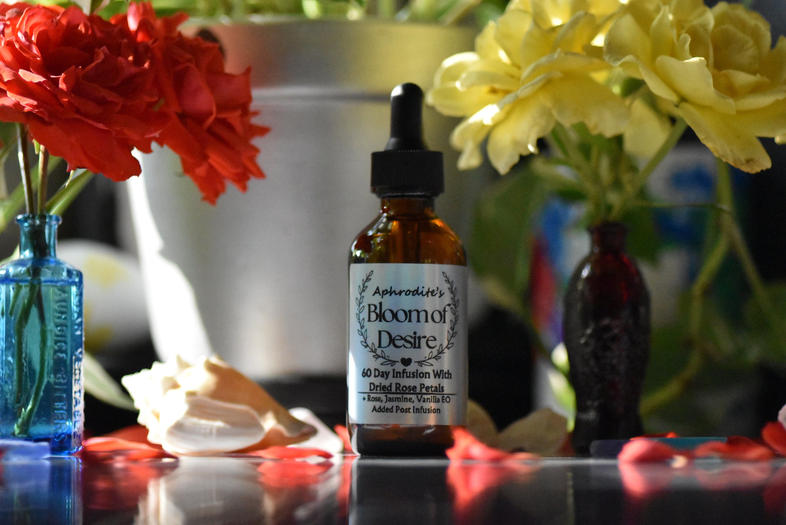 Aphrodite's Bloom of Desire - Most Luxurious Hair/Body Oil - 60 day infusion process!