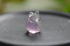 Fluorite Owl Carving - Tiny, approx .7 inches