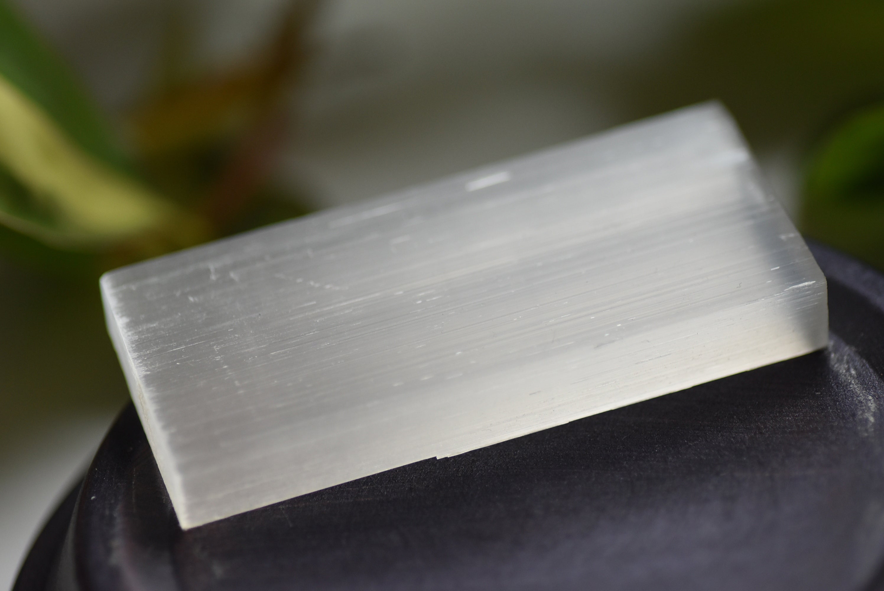 Selenite Rectangle - approx 2-3 in