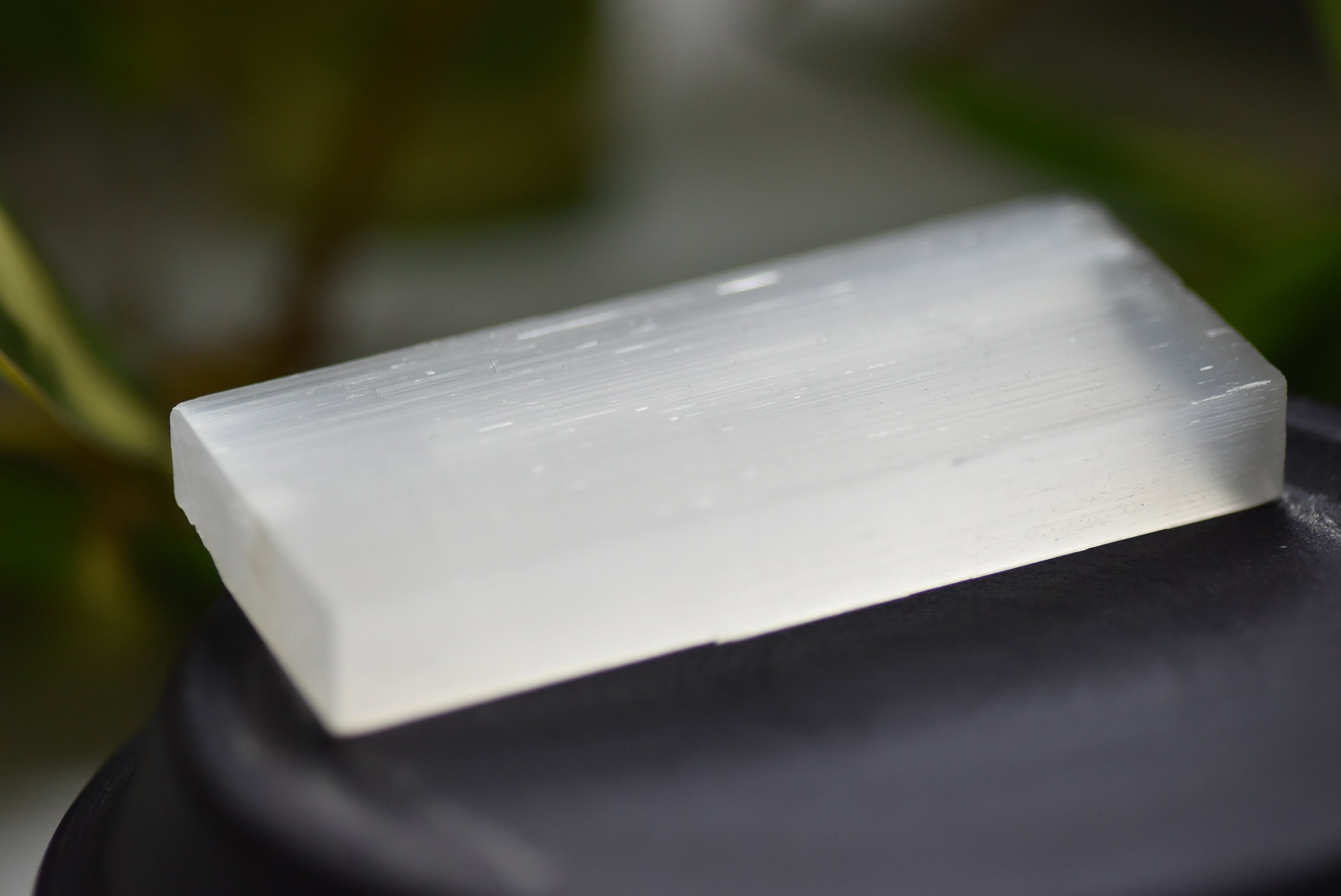 Selenite Rectangle - approx 2-3 in